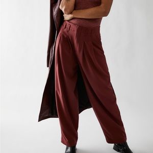 Free People Calla Pleated Trousers